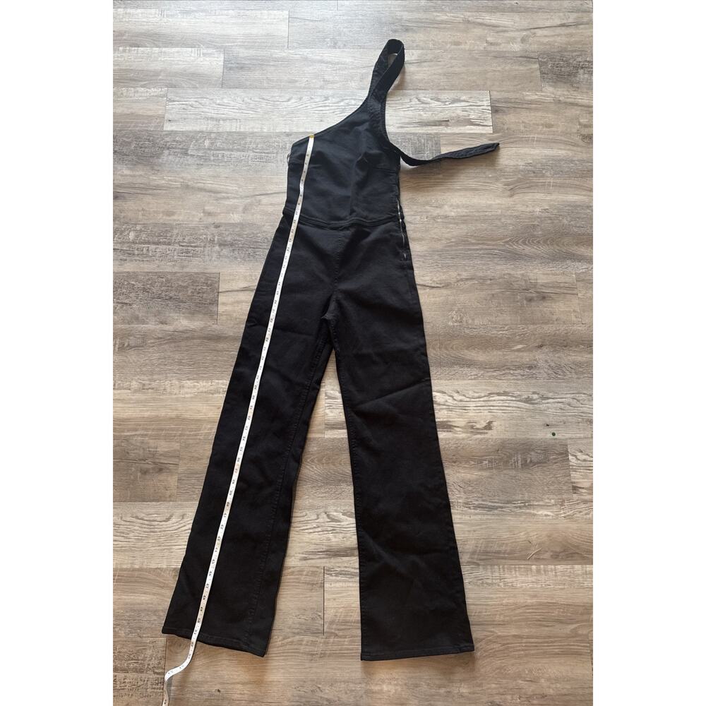 ZARA WOMAN ASYMMETRIC JUMPSUIT BLACK SZ XS Brand New With Tag